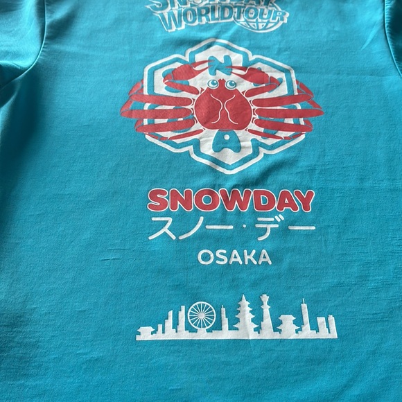 NEW Men’s Snow Day World Tour Osaka Japan Sneaker Con Streetwear Shirt M Used - Picture 2 of 11